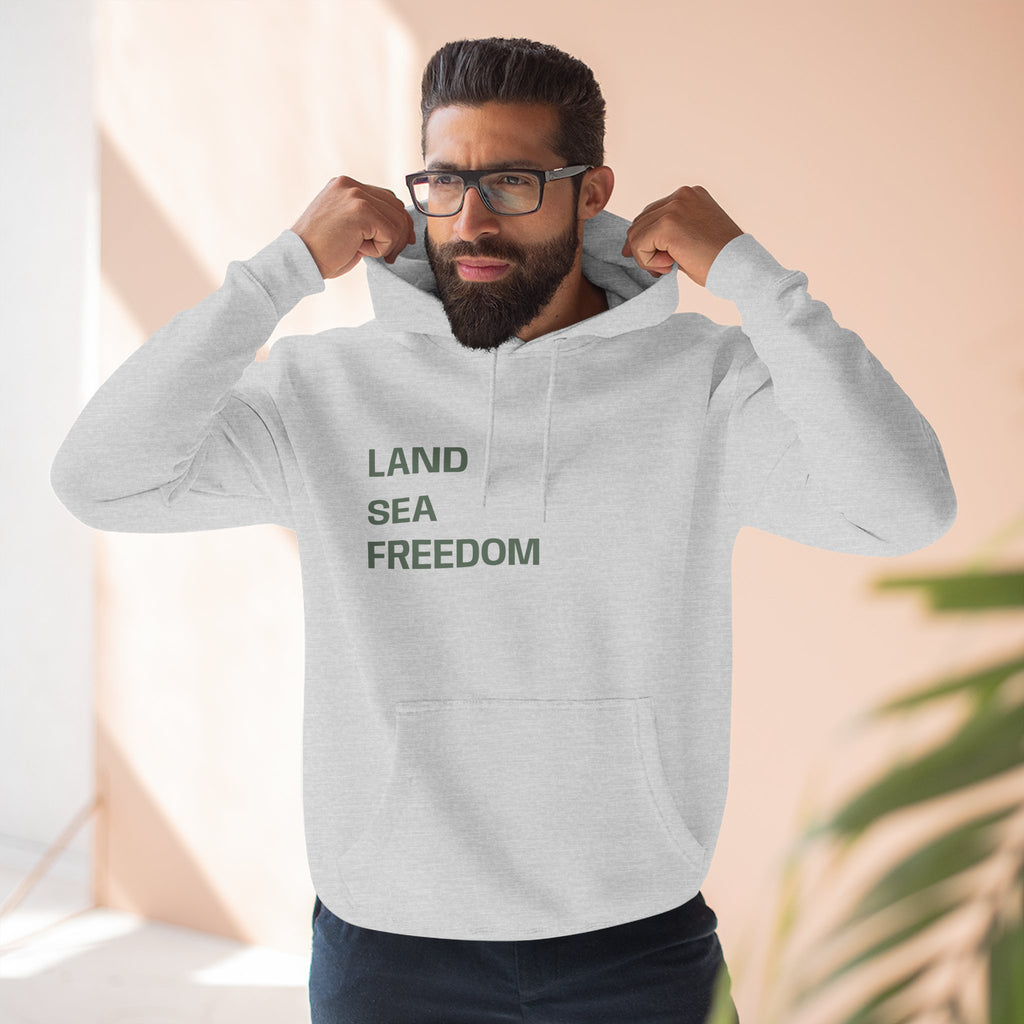 Adventure Seeker Three-Panel Fleece Hoodie, Outdoor Spirit Sweatshirt, Explore Beyond Limits Hoodie, Wild Hearts Fleece Jacket, Wanderlust