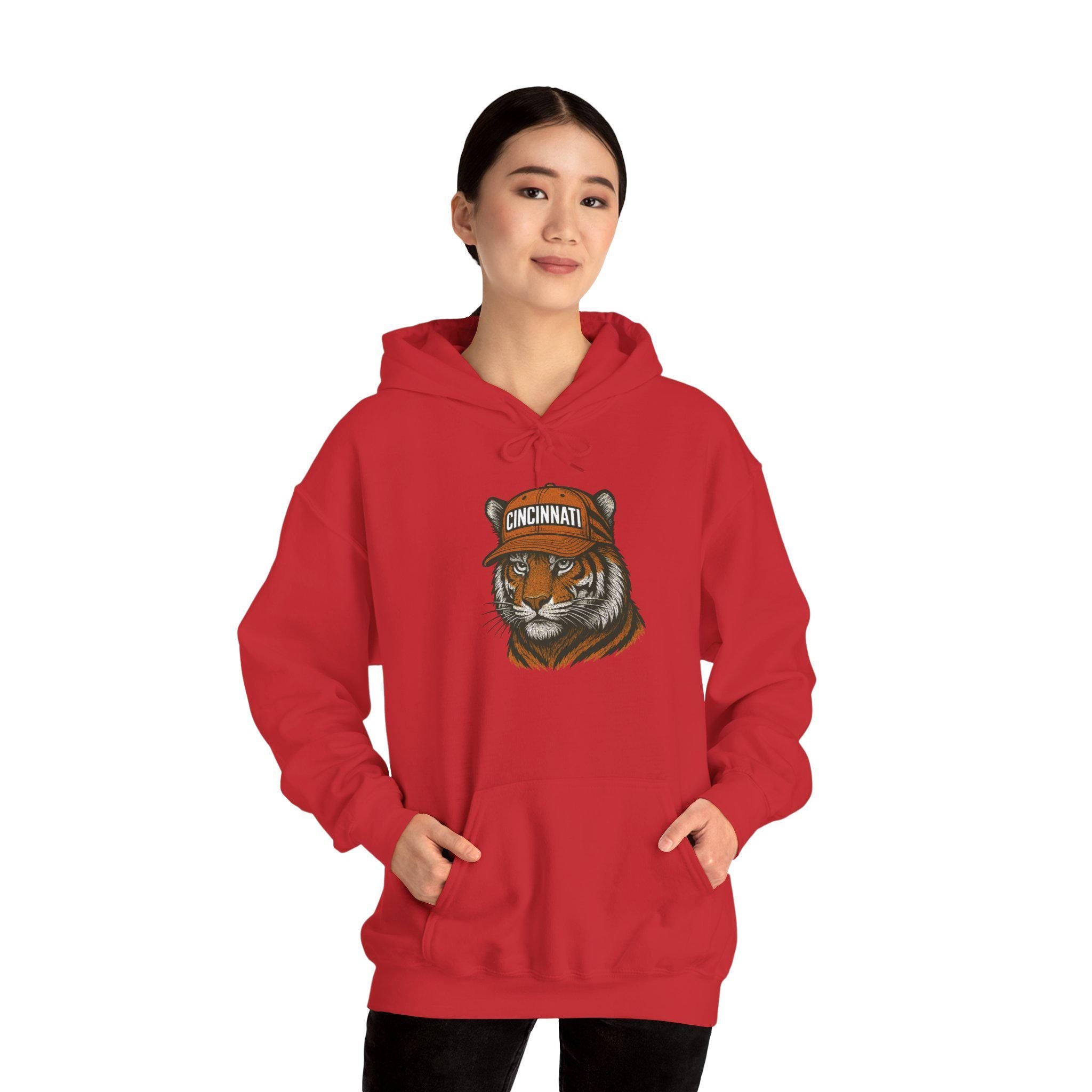 Cincinnati "Rule the Jungle" Hoodie - Tiger Mascot - Cincinnati Football