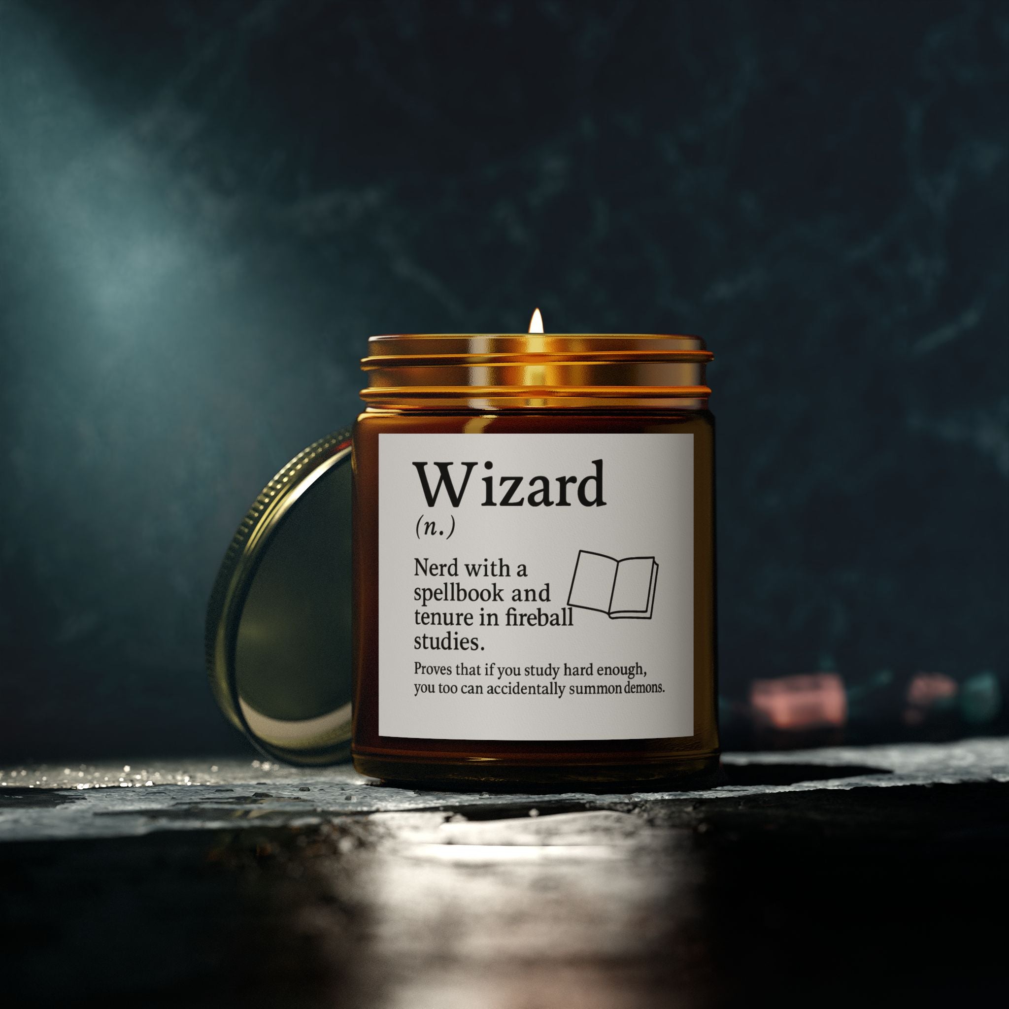 Wizard | Dungeons & Dragons Inspired Candle | Nerd Gift | RPG Candle | Tabletop Gift | Funny Fantasy Decor