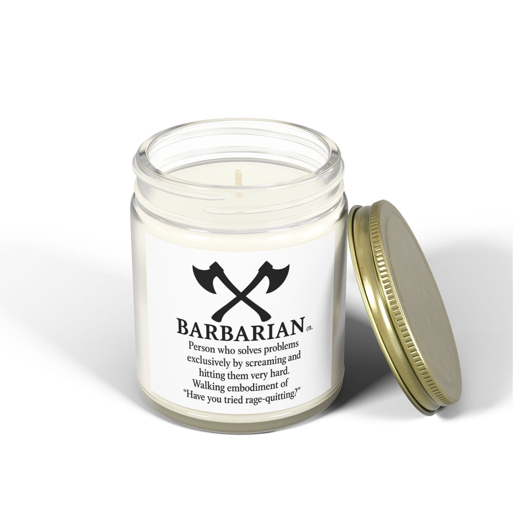 Barbarian Candle | DnD Gift | Dungeons and Dragons Candle | Funny Gamer Candle | TTRPG Gift | Dungeon Master Gift | Tabletop RPG Decor