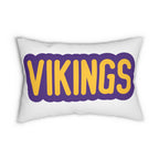 Vikings Throw Pillow - Purple & Gold Football Fan Cushion, Game Day Home Décor, Gift for Sports Lovers, Team Spirit