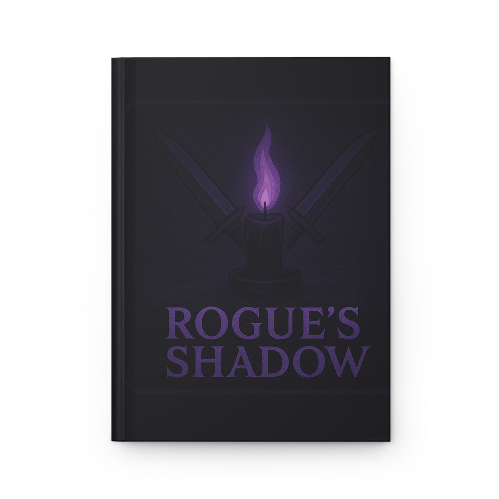 Rogues Shadow Hardcover Journal - - Tabletop RPG Diary, D&D Campaign Notebook, Battle Notebook, Game Master Journal, RPG Campaign Log