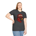 Arizona Cardinals -Rise Up Red Sea- Fan T-Shirt - Cardinal Mascot
