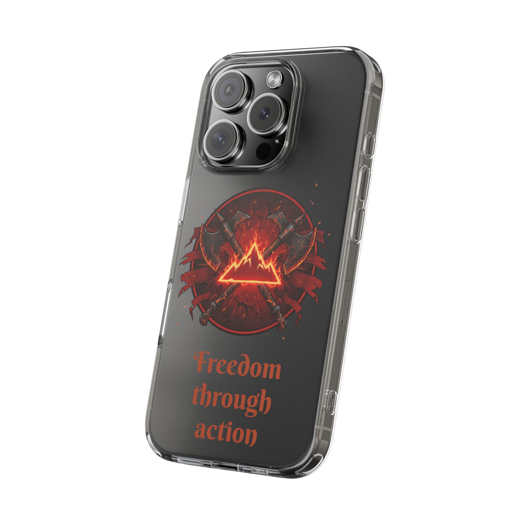 Red Mana Magic The Gathering Inspired Design - Impact-Resistant Phone Case