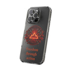 Red Mana Magic The Gathering Inspired Design - Impact-Resistant Phone Case