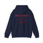 Buffalo Bills Fan Hooded Sweatshirt - Buffalo -Bills Mafia- Hoodie - Buffalo Mascot Design