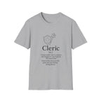 Cleric Class T-Shirt - Funny Dungeons & Dragons Tee