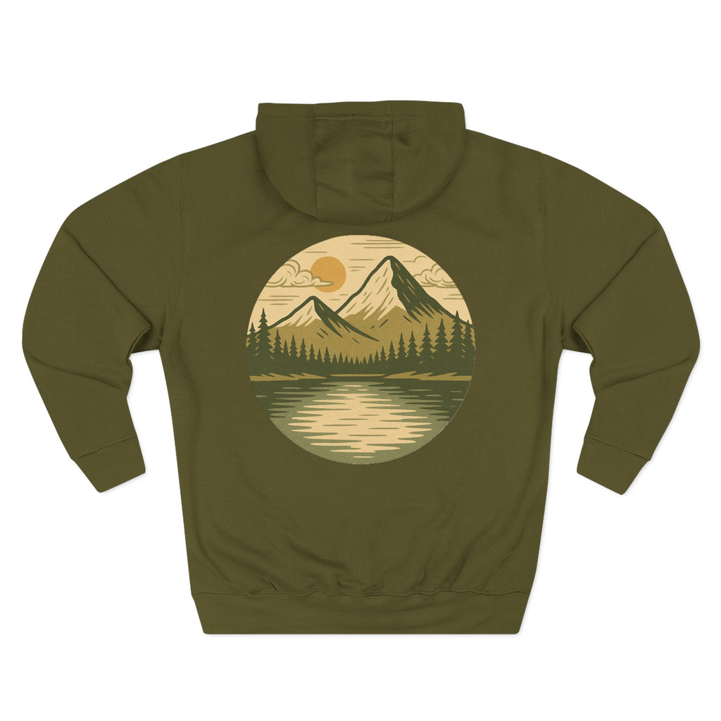 Adventure-Inspired Fleece Hoodie, Roam Free, Cozy Outdoor Apparel, Great for Camping, Travel, Nature Lovers, Gift Idea