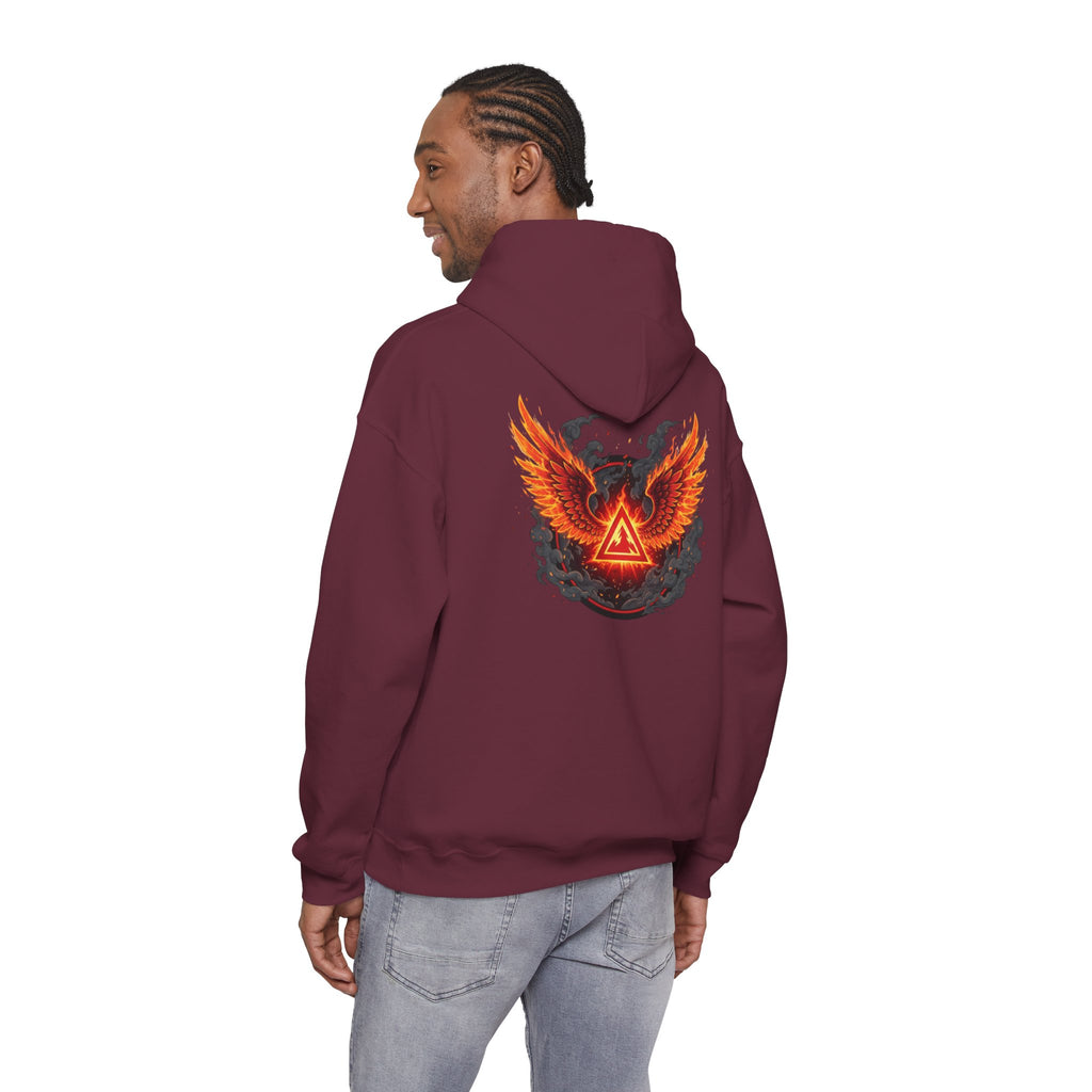 Red Mana Magic: Magic the Gathering Inspired Hoodie