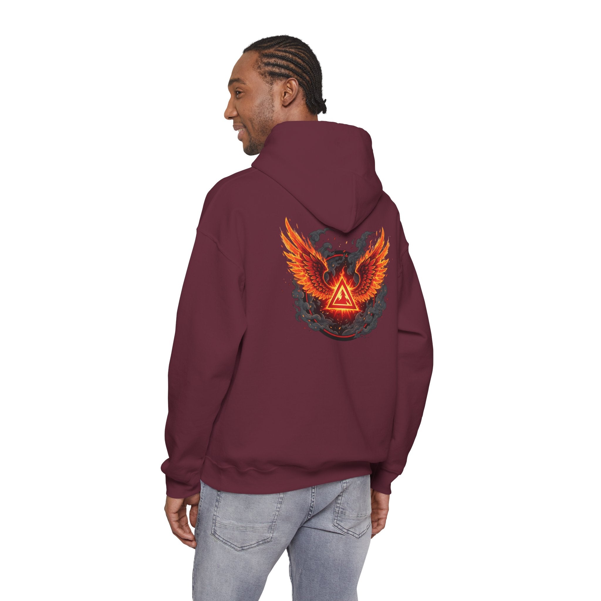 Red Mana Magic: Magic the Gathering Inspired Hoodie