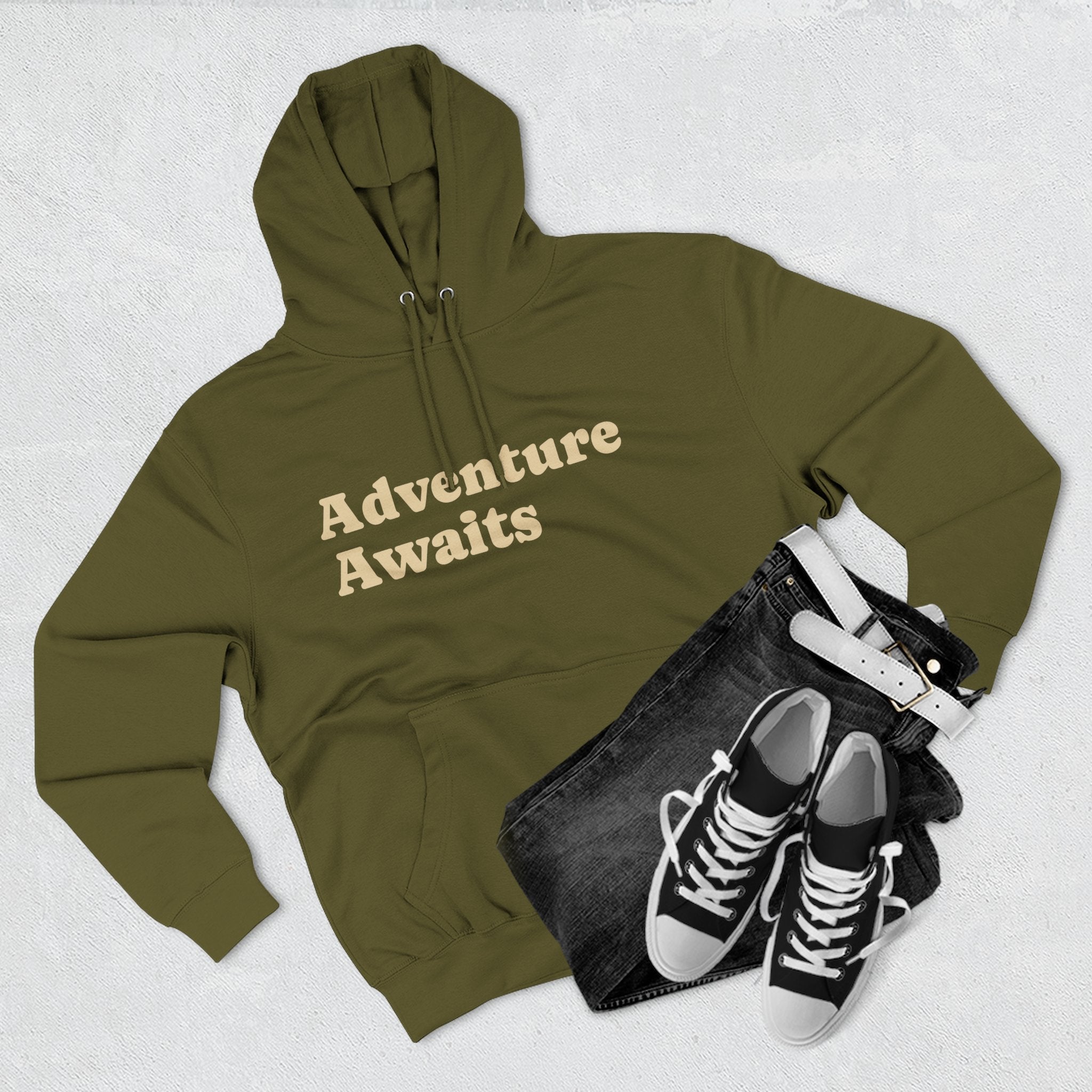 Mountain and Pine Fleece Hoodie