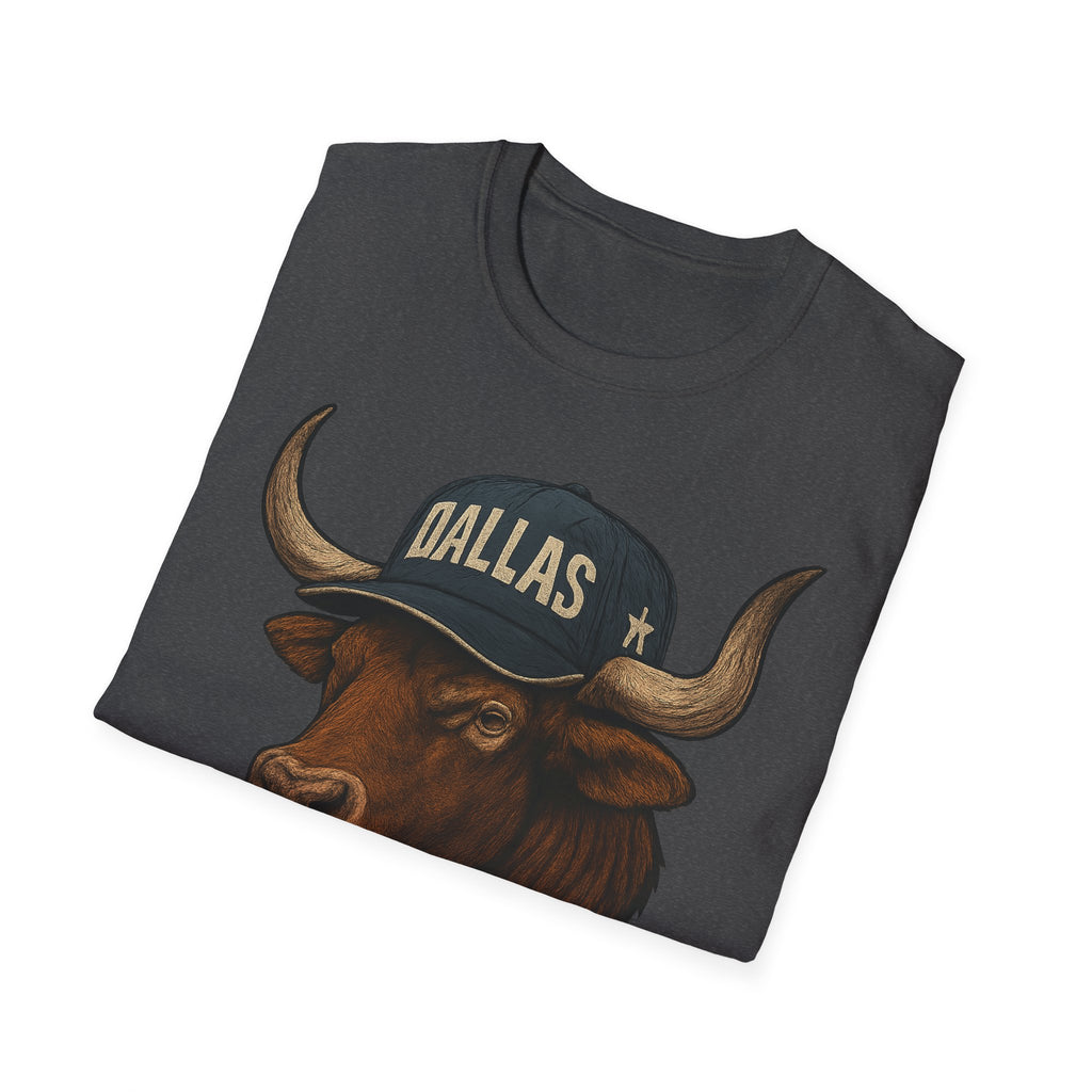 Dallas -Americas Team- T-Shirt - Longhorn Mascot-  Sports Fans