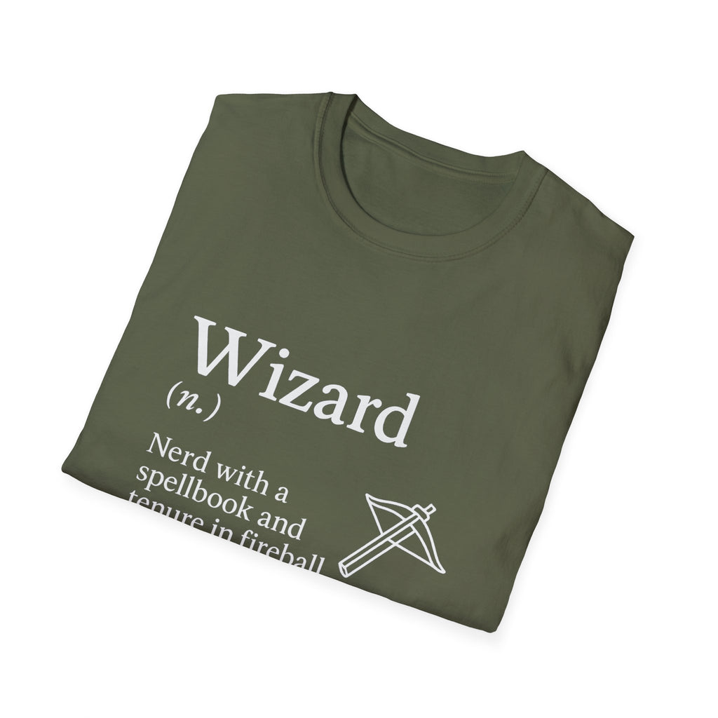 Wizard Class T-Shirt - Funny Dungeons & Dragons Tee