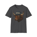 Dallas -Americas Team- T-Shirt - Longhorn Mascot-  Sports Fans