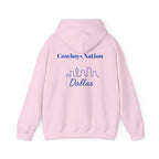 Dallas -Cowboy Nation!- Hoodie - Longhorn Mascot, Dallas Cowboys Nation Hoodie, Sports Fan Apparel, Game Day Outfit