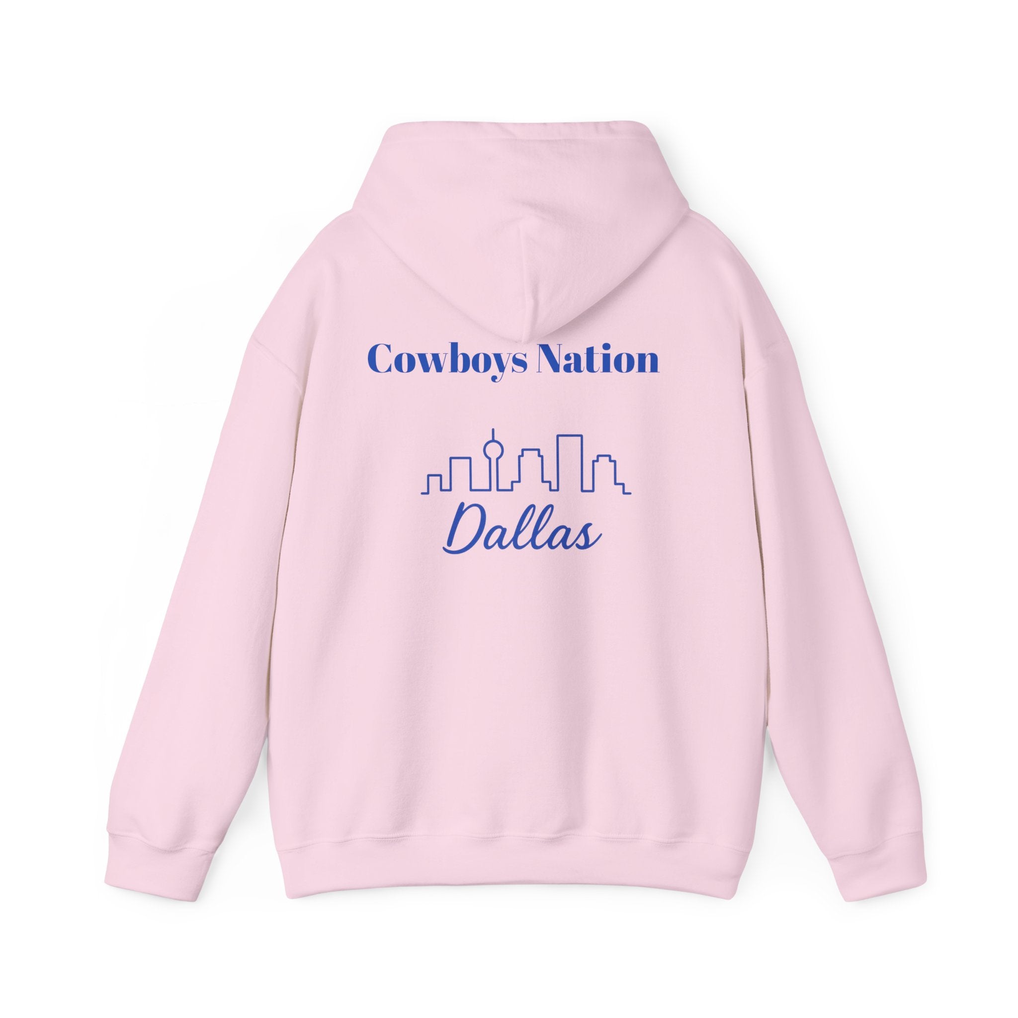 Dallas -Cowboy Nation!- Hoodie - Longhorn Mascot, Dallas Cowboys Nation Hoodie, Sports Fan Apparel, Game Day Outfit