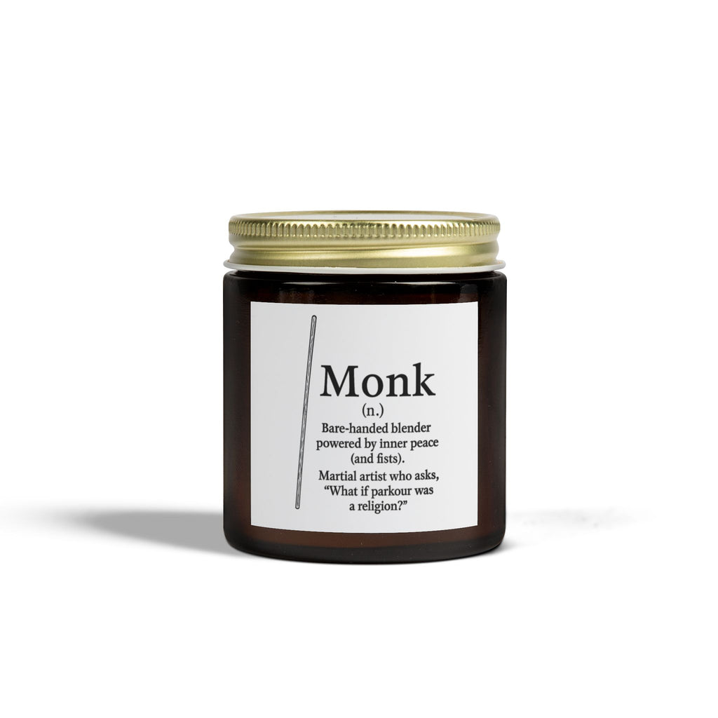 Monk Candle | DnD Class Gift | Funny RPG Candle for Dungeon Masters and Players | Tabletop Gamer Decor