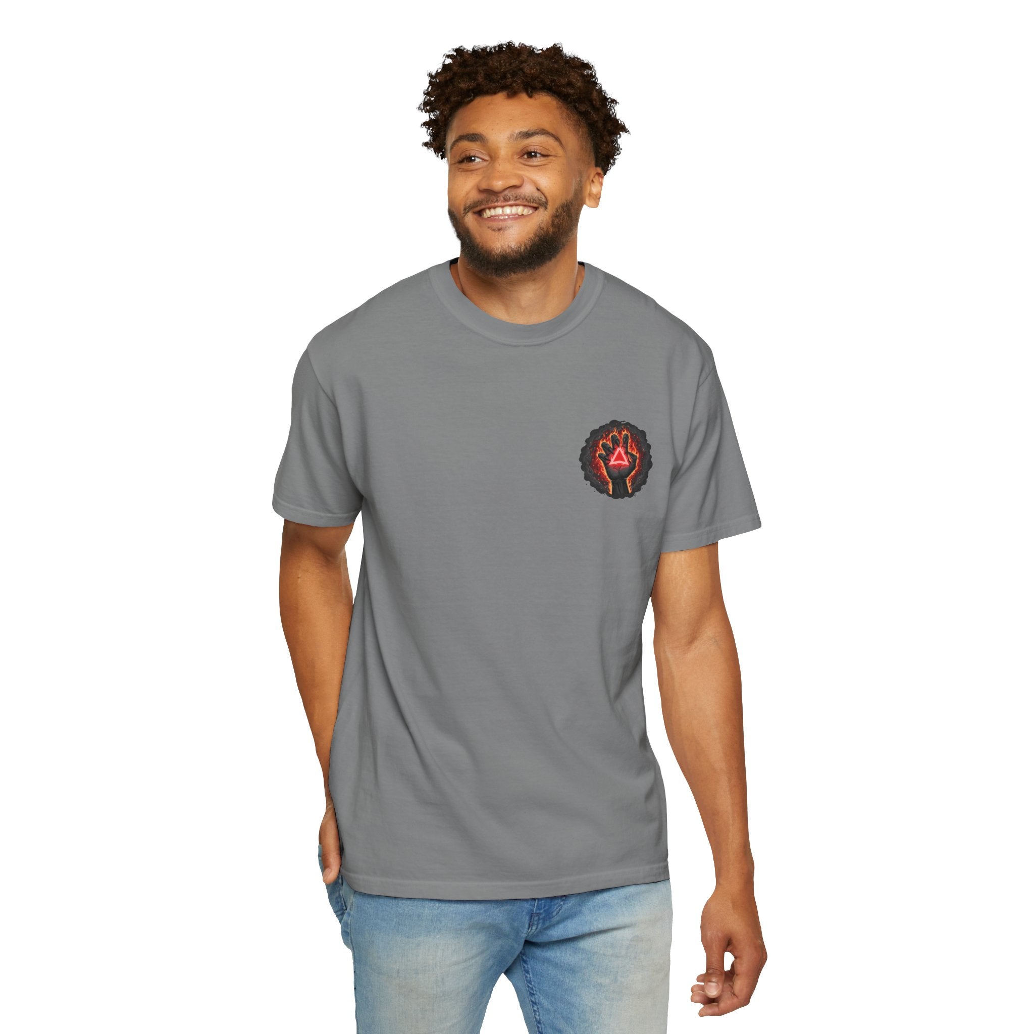 Red Mana Graphic T-Shirt — Magic The Gathering Inspired Tee