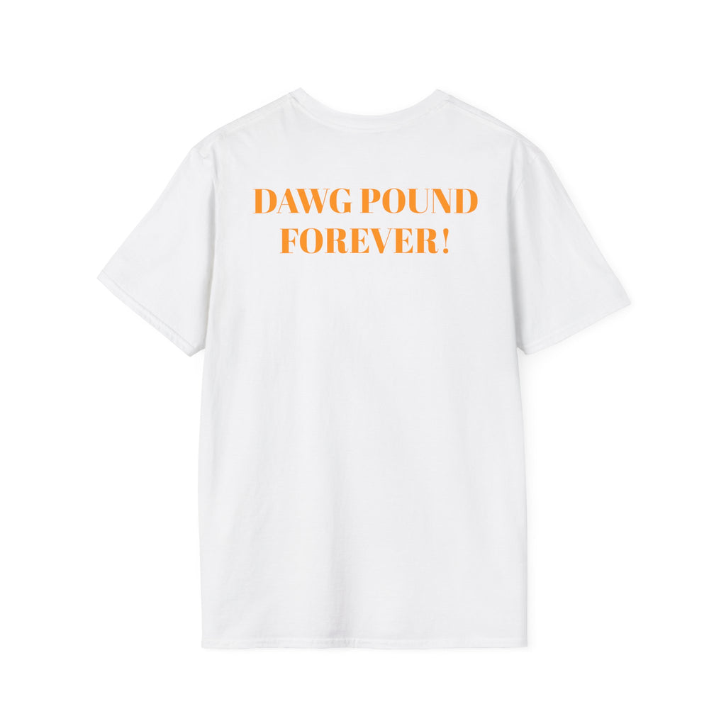 Cleveland -Dawg Pound Forever- Fan T-Shirt - Bulldog MascotCleveland Bulldog T-Shirt