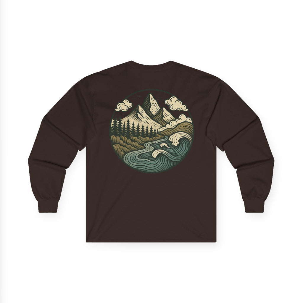 Adventure Long Sleeve Tee, Unisex Outdoors Shirt