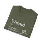 Wizard Class T-Shirt - Funny Dungeons & Dragons Tee