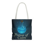 Potion of Calm Tote Bag | D&D Inspired Bag | Fantasy RPG Gift | Witchy Aesthetic Eco Bag, Magical Gift for Relaxation,  Witchy Aesthetic