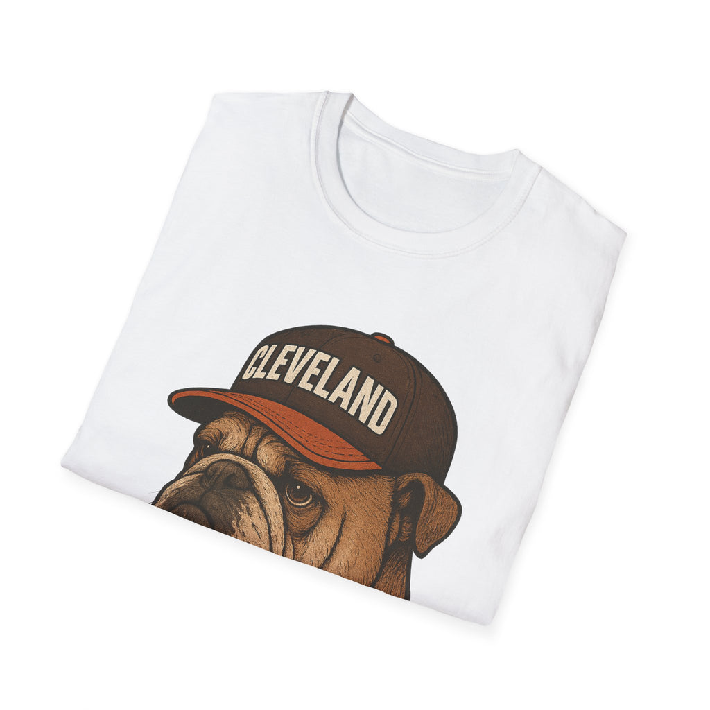 Cleveland -Dawg Pound Forever- Fan T-Shirt - Bulldog MascotCleveland Bulldog T-Shirt
