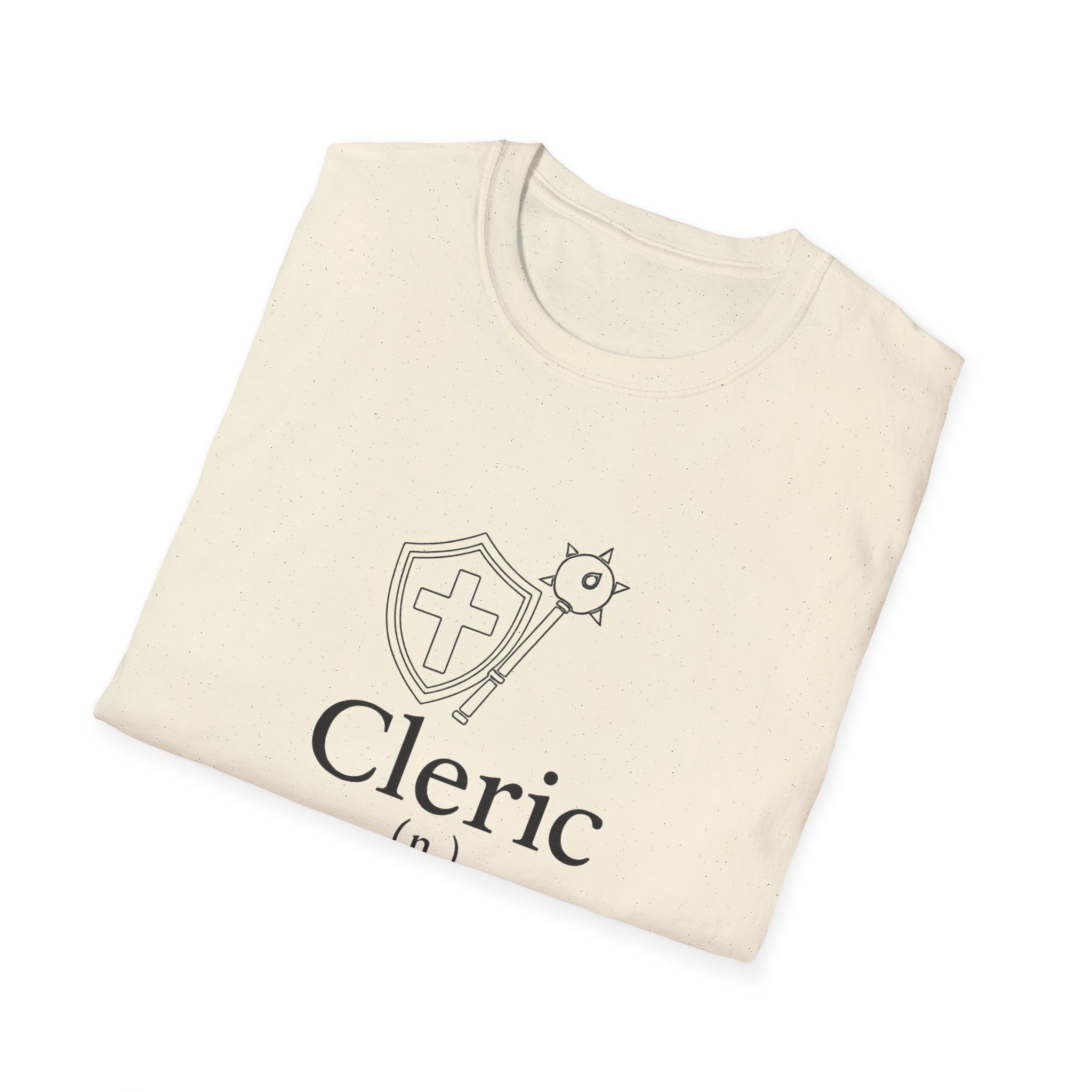 Cleric Class T-Shirt - Funny Dungeons & Dragons Tee