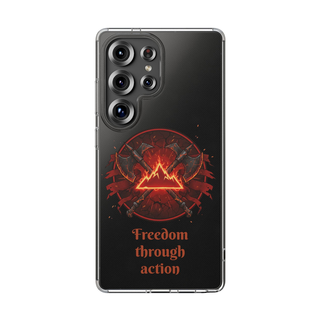 Red Mana Magic The Gathering Inspired Design - Impact-Resistant Phone Case