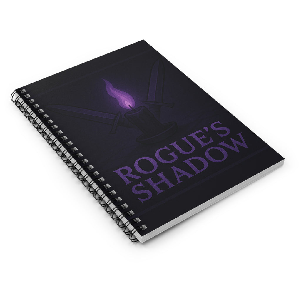 Rogue's Shadow Spiral Notebook - RPG Journal, Sketchbook, Battle Planner, Dungeons & Dragons