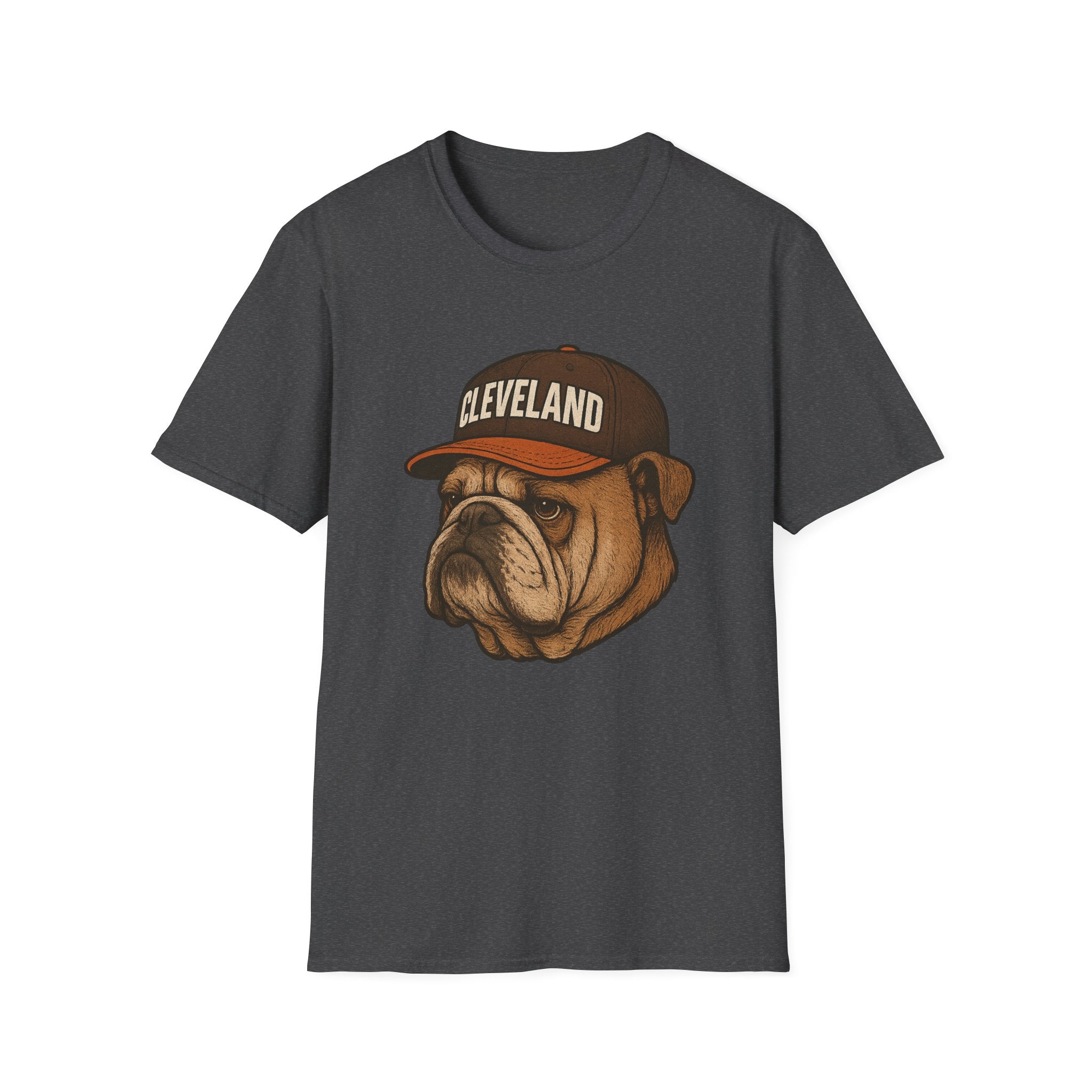 Cleveland -Dawg Pound Forever- Fan T-Shirt - Bulldog MascotCleveland Bulldog T-Shirt