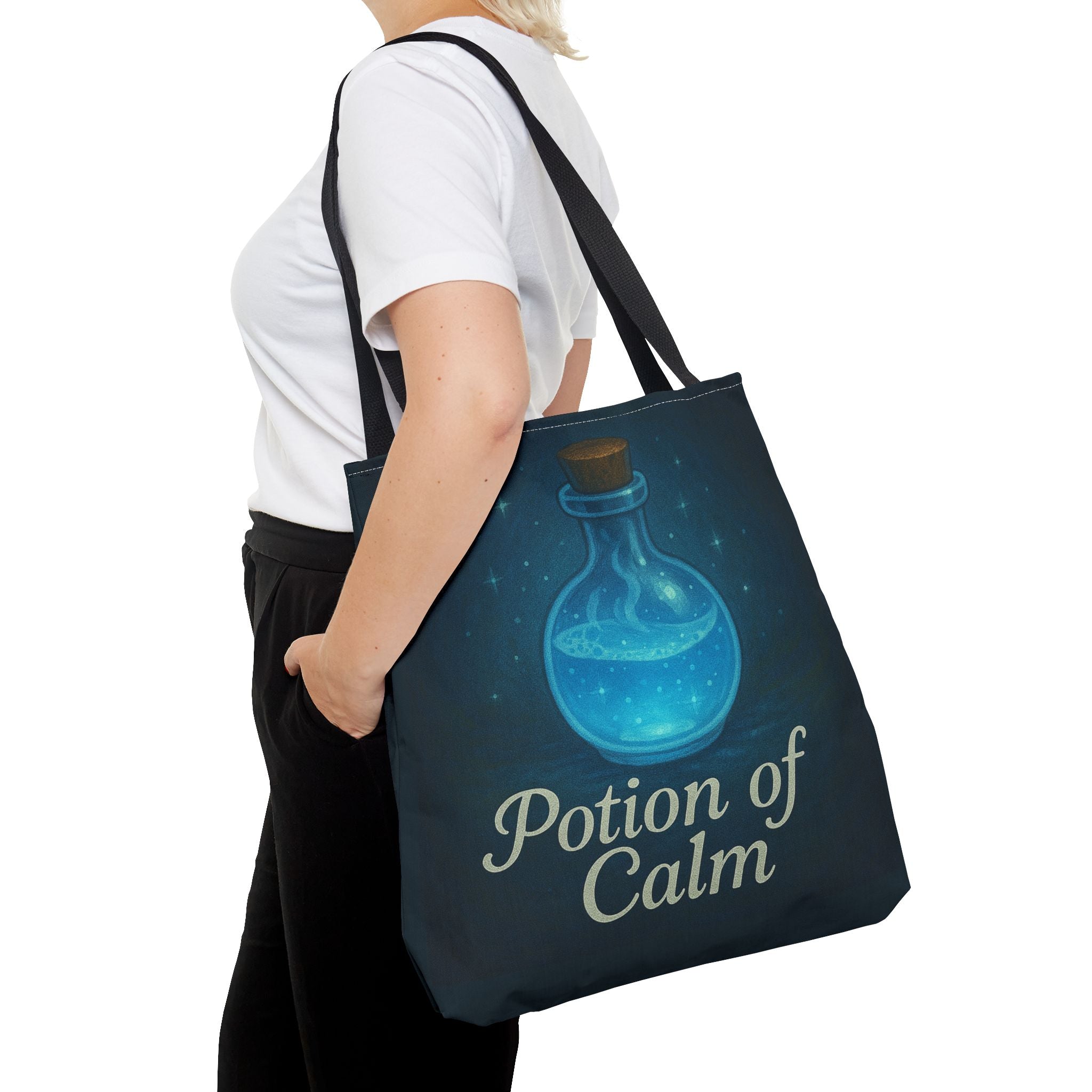 Potion of Calm Tote Bag | D&D Inspired Bag | Fantasy RPG Gift | Witchy Aesthetic Eco Bag, Magical Gift for Relaxation,  Witchy Aesthetic