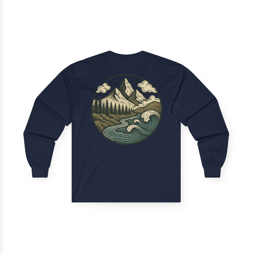Adventure Long Sleeve Tee, Unisex Outdoors Shirt