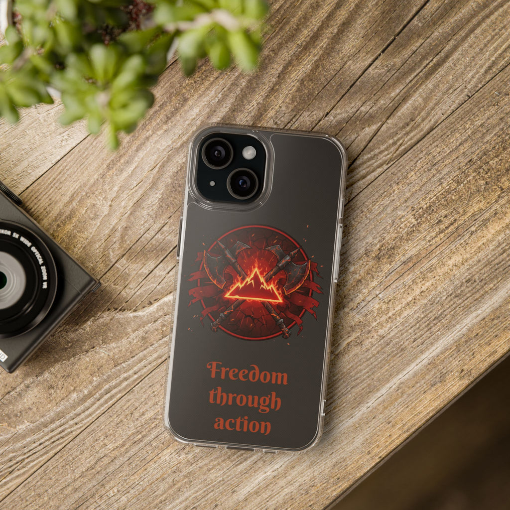 Red Mana Magic The Gathering Inspired Design - Impact-Resistant Phone Case