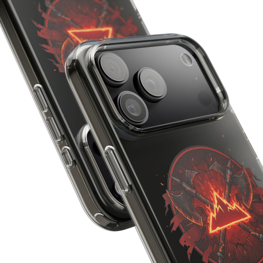 Red Mana Magic The Gathering Inspired Design - Impact-Resistant Phone Case