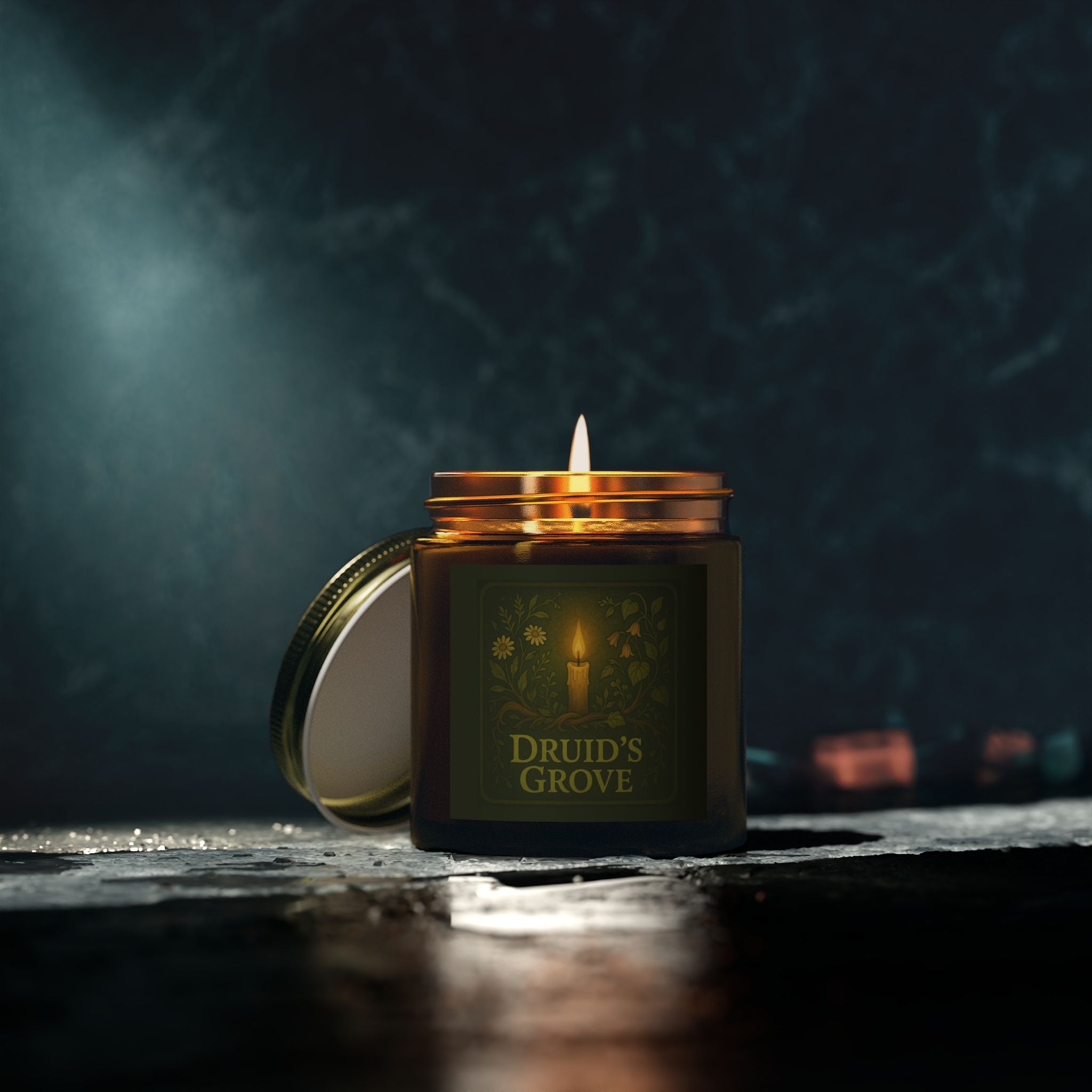Druid's Grove - Dungeons and Dragons Inspired Candle