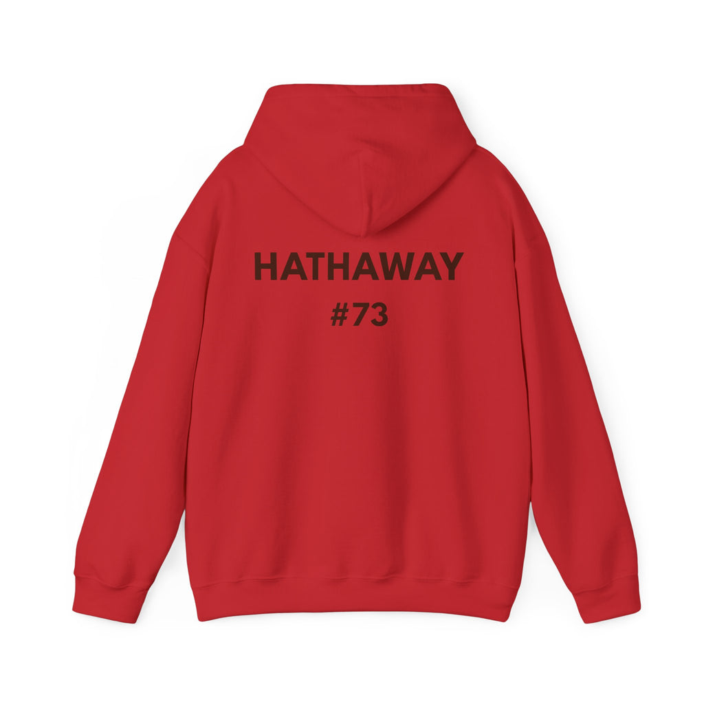 Football Player Personalized Hoodie - Custom Name & Number