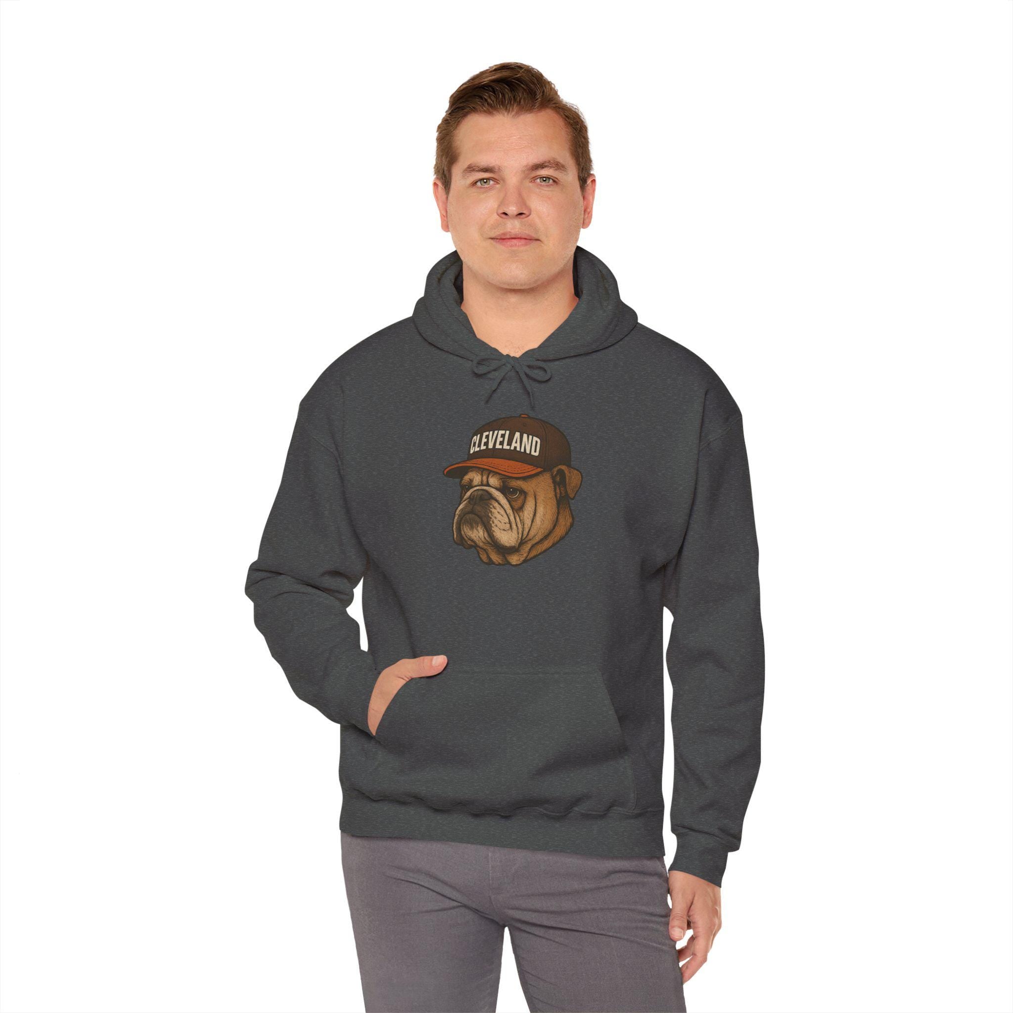 Cleveland "Dawg Pound Forever" Hoodie - Bulldog Mascot - Cleveland Football