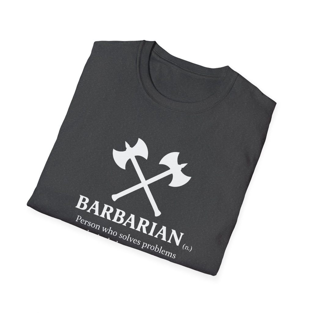 Barbarian Definition T-Shirt - Funny DnD Tabletop RPG Tee, Humor Tee, Gift for Friends, Funny Shirt, Casual Wear, Meme Lover Apparel