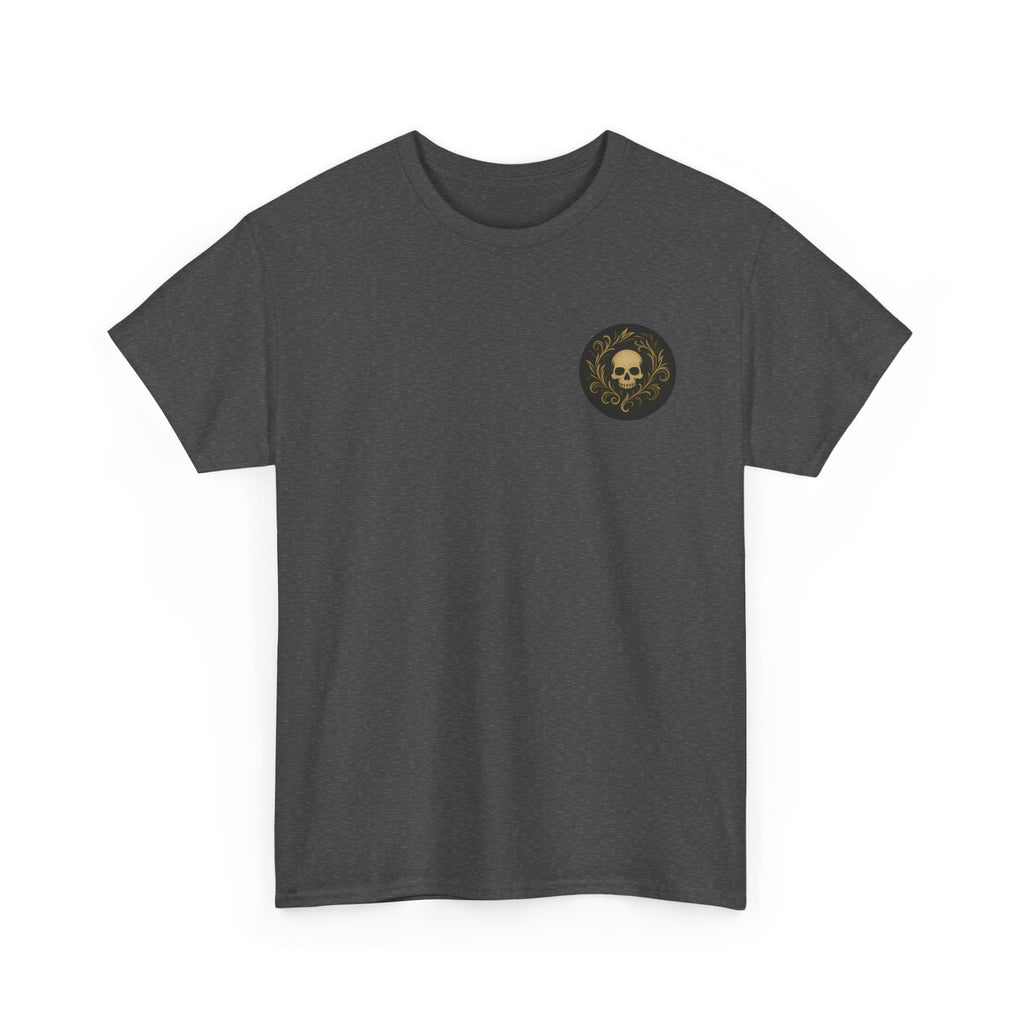 Black Mana Emblem T-Shirt — Ambition • Sacrifice • Dominion • Death