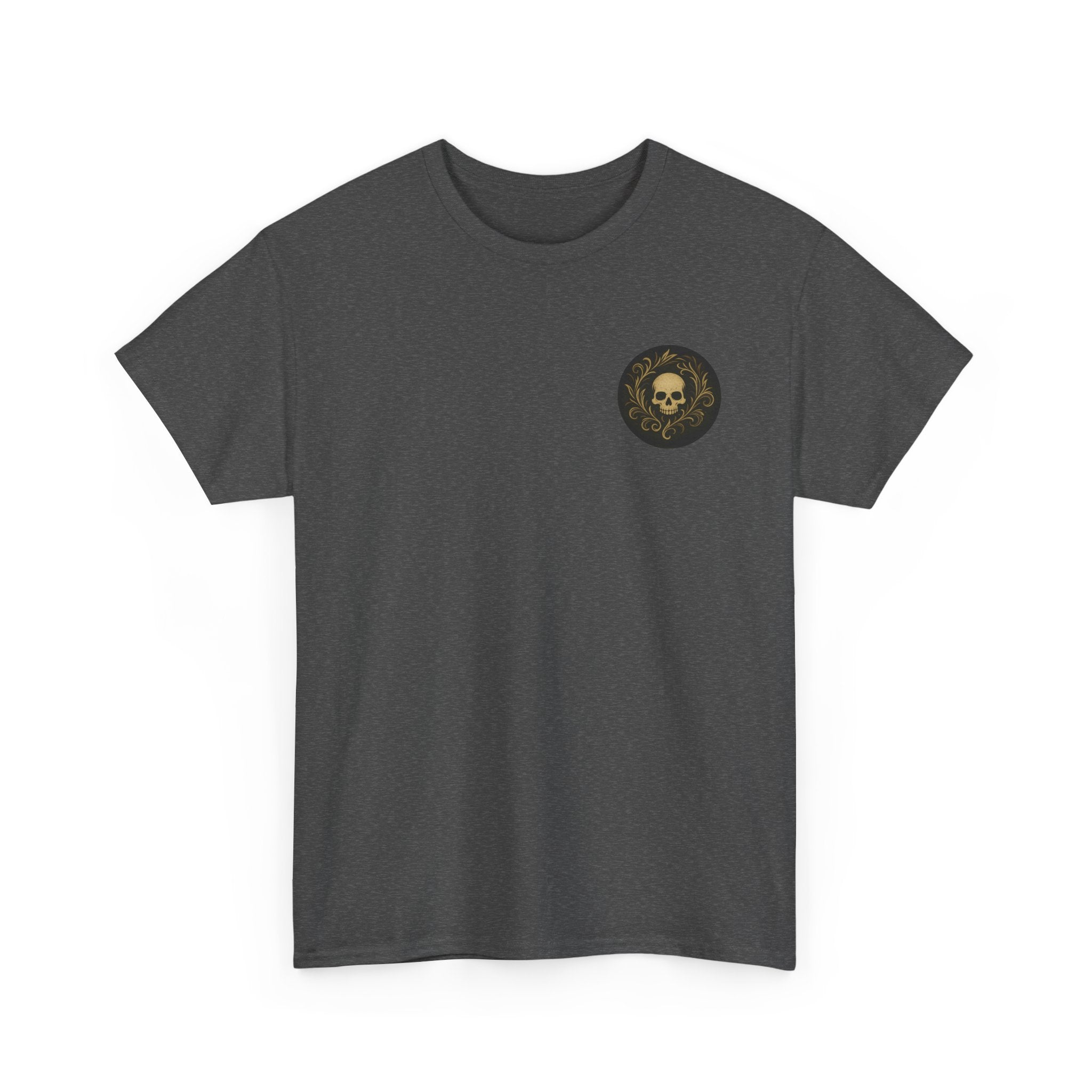 Black Mana Emblem T-Shirt — Ambition • Sacrifice • Dominion • Death