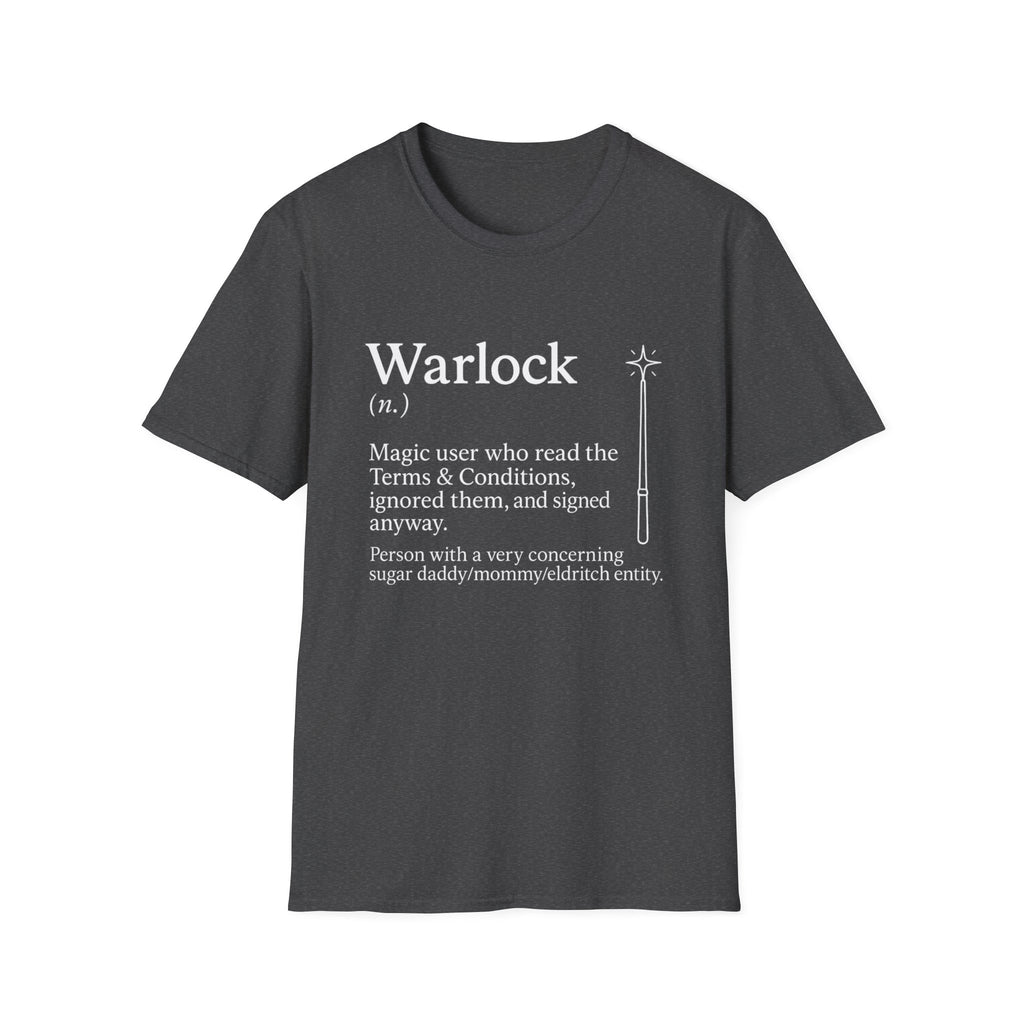 Warlock Class T-Shirt - Funny Dungeons & Dragons Tee