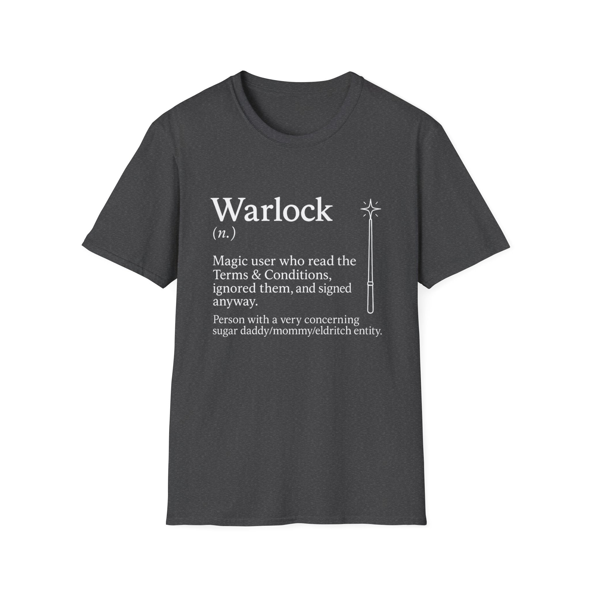 Warlock Class T-Shirt - Funny Dungeons & Dragons Tee