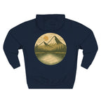 Adventure-Inspired Fleece Hoodie, Roam Free, Cozy Outdoor Apparel, Great for Camping, Travel, Nature Lovers, Gift Idea