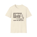 Adulthood Humor is a Dumpster Fire Shirt