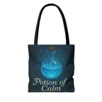 Potion of Calm Tote Bag | D&D Inspired Bag | Fantasy RPG Gift | Witchy Aesthetic Eco Bag, Magical Gift for Relaxation,  Witchy Aesthetic