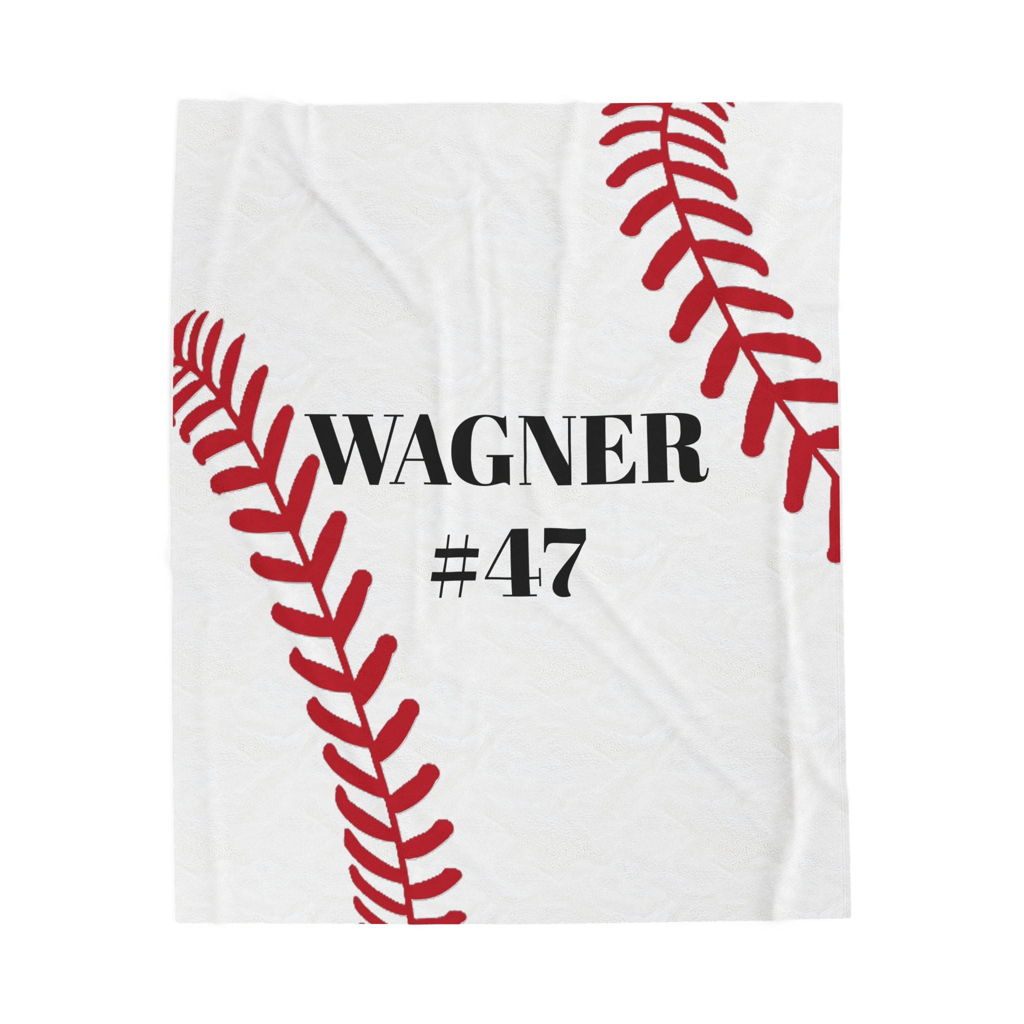 Personalized Baseball Player Last Name Number Gift, Custom Sports Blanket, Team Fan Coach Gift, Baseball Player gift