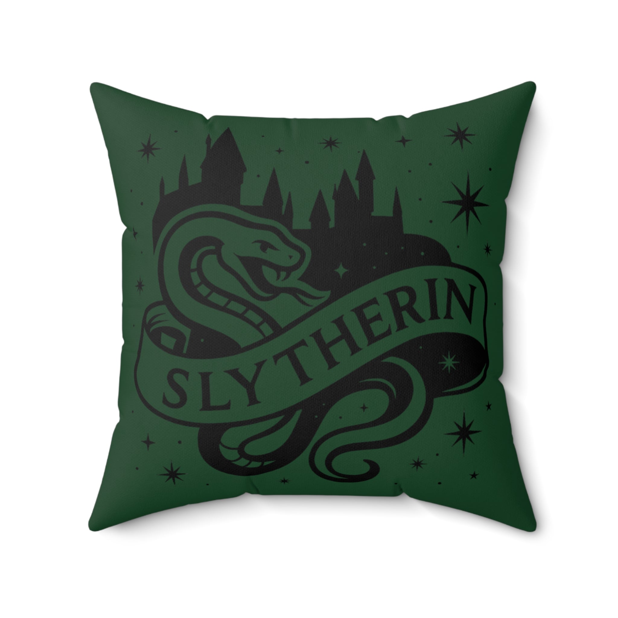 Slytherin Inspired House Pillow