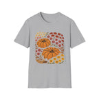 Fall Garden Pumpkin Floral Shirt