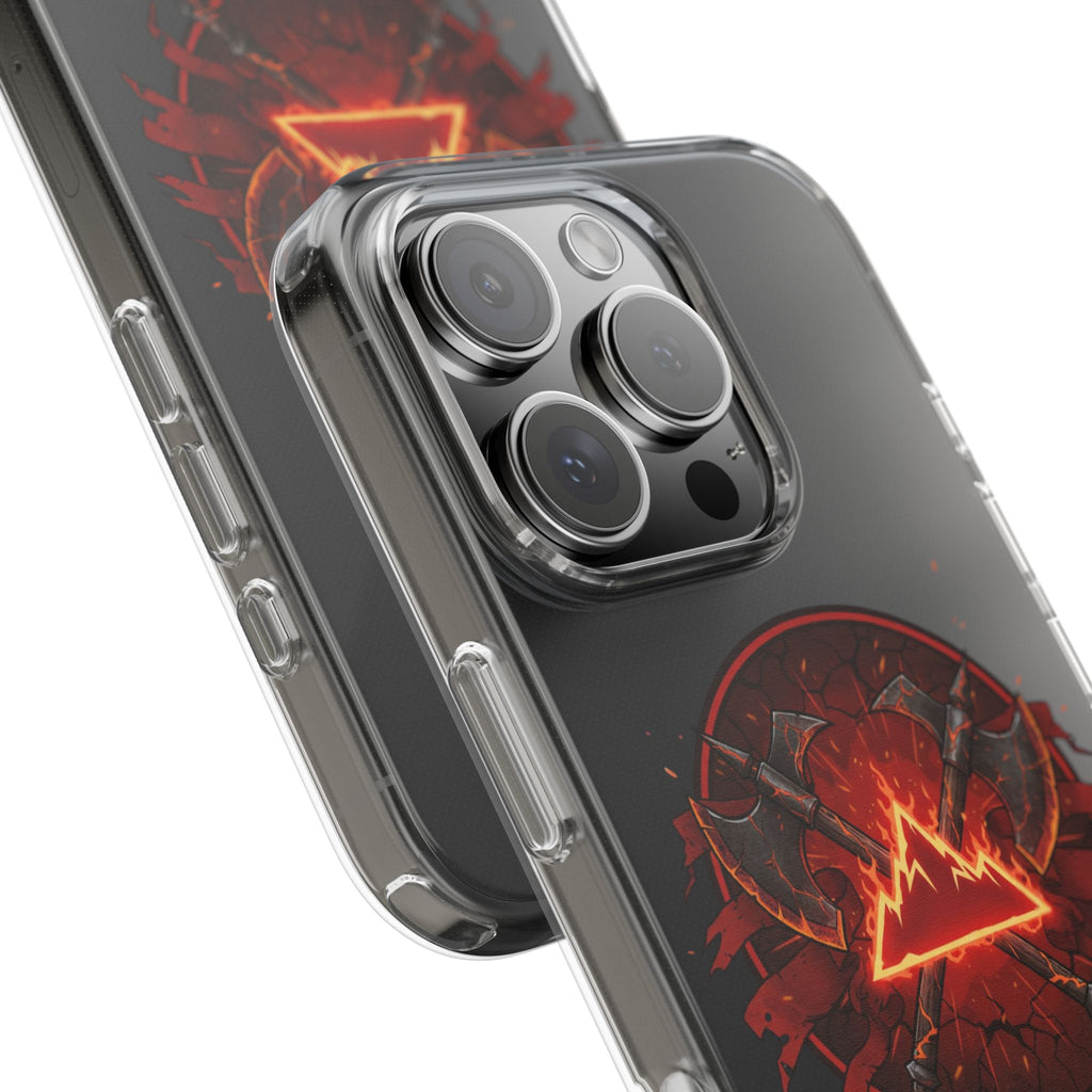 Red Mana Magic The Gathering Inspired Design - Impact-Resistant Phone Case